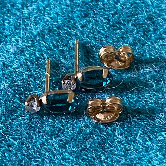 Tru-Kay I December Birthstone Earrings I 14KT GF - Picture 13 of 15